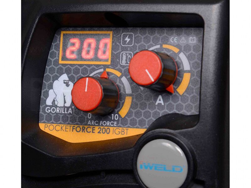 IWELD GORILLA POCKETFORCE 200 (200A) Inverter za zavarivanje - Image 3