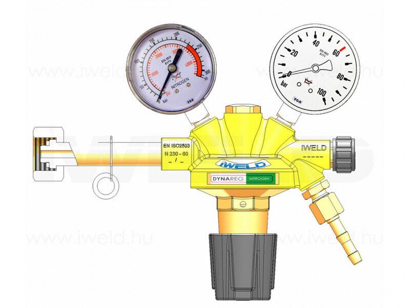 REDUCIR VENTIL DUŠIK IWELD (50/200) - Image 2